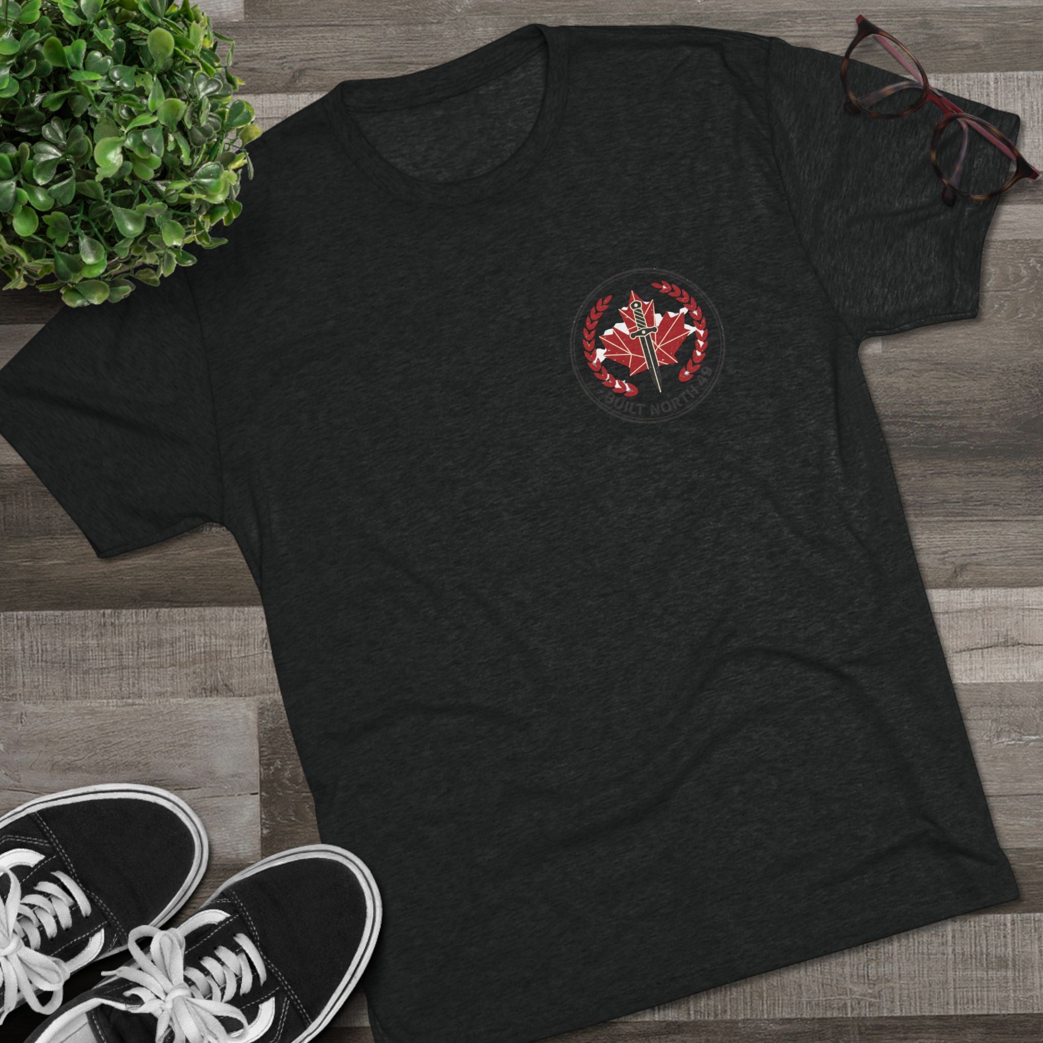 “Forged by grit, carried by courage, built north of 49.”