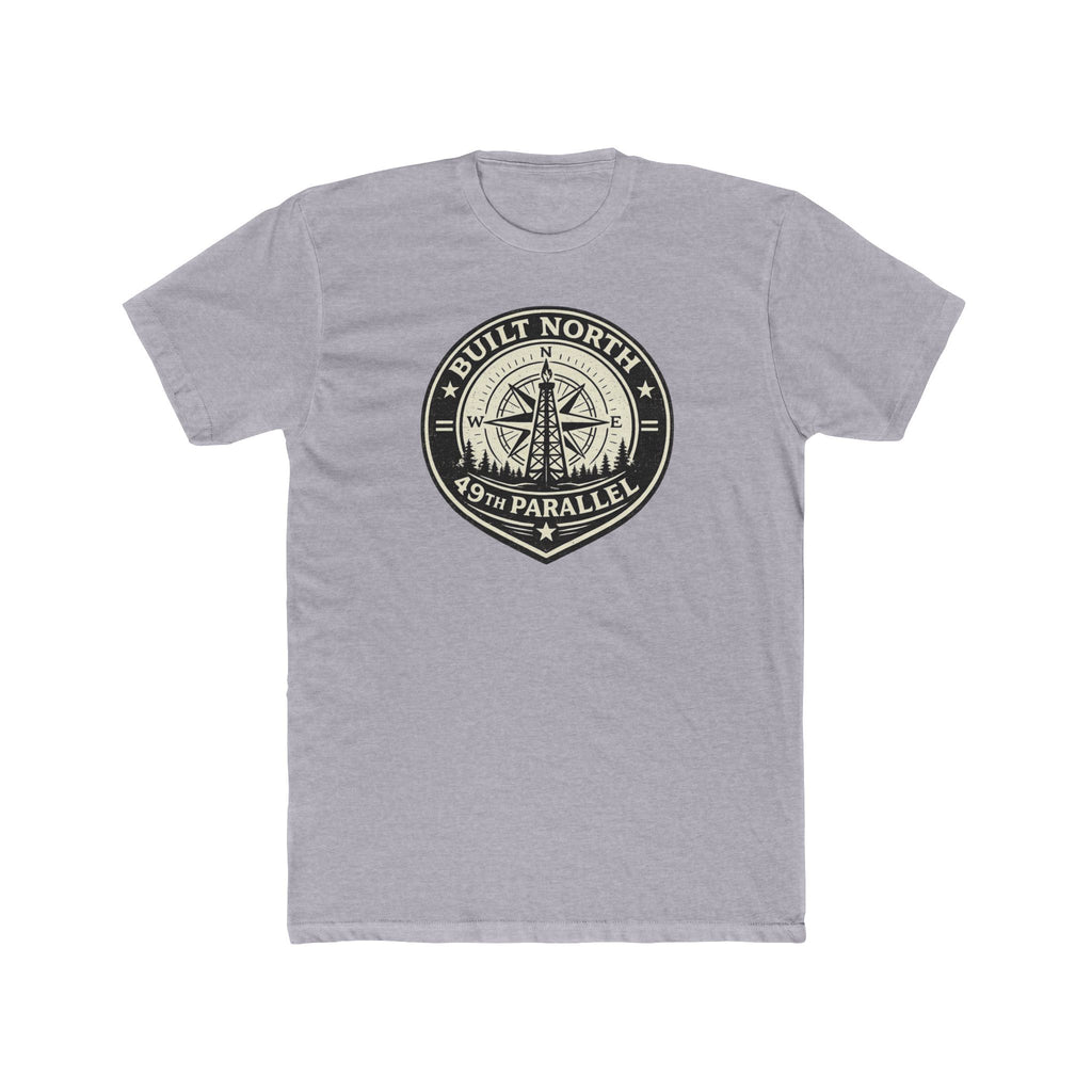 Built North 49th Parallel Compass Badge T-Shirt
