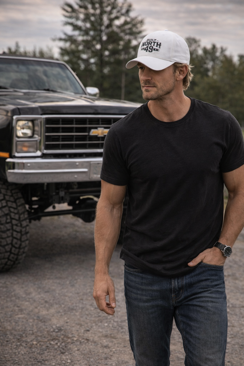 Built North 49 Cap – Vintage Distressed Trucker Hat
